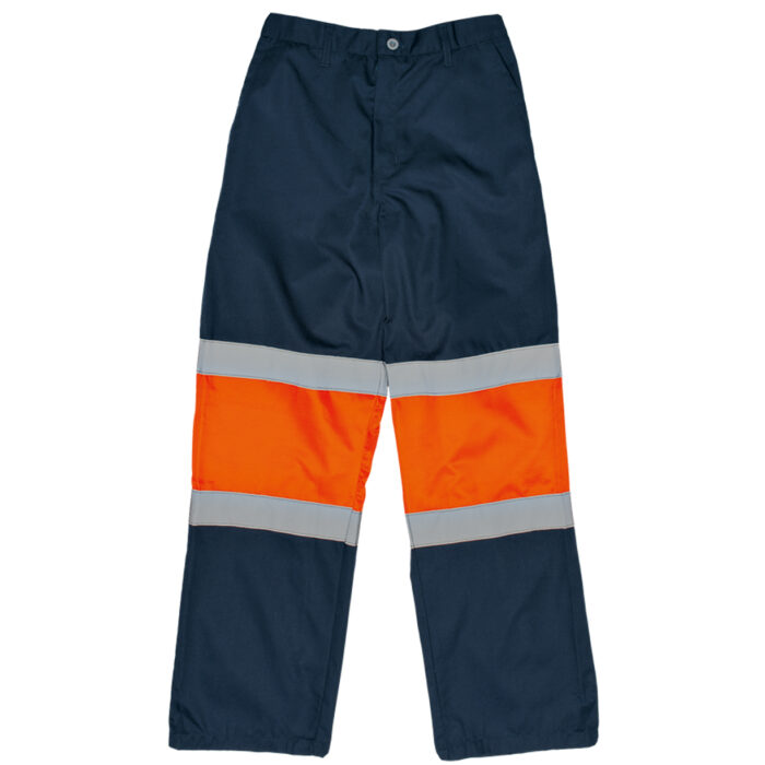 Two Tone Hi-Vis Reflective Conti Suit Trousers Javlin 5083
