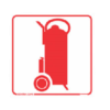 25kg Dry Powder Trolley Fire Extinguisher - Image 2