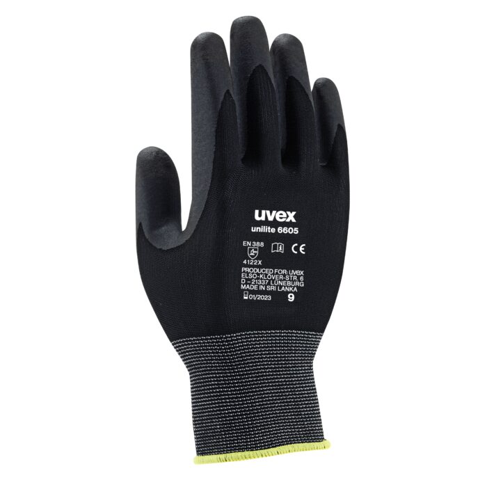 UVEX UNILITE 6605 Nitrile Coated Mechanical Glove